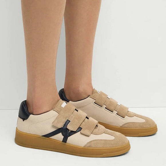 Veronica Beard Women’s Reagan Sand/Eclipse Sneaker—10 - Picture 5 of 15